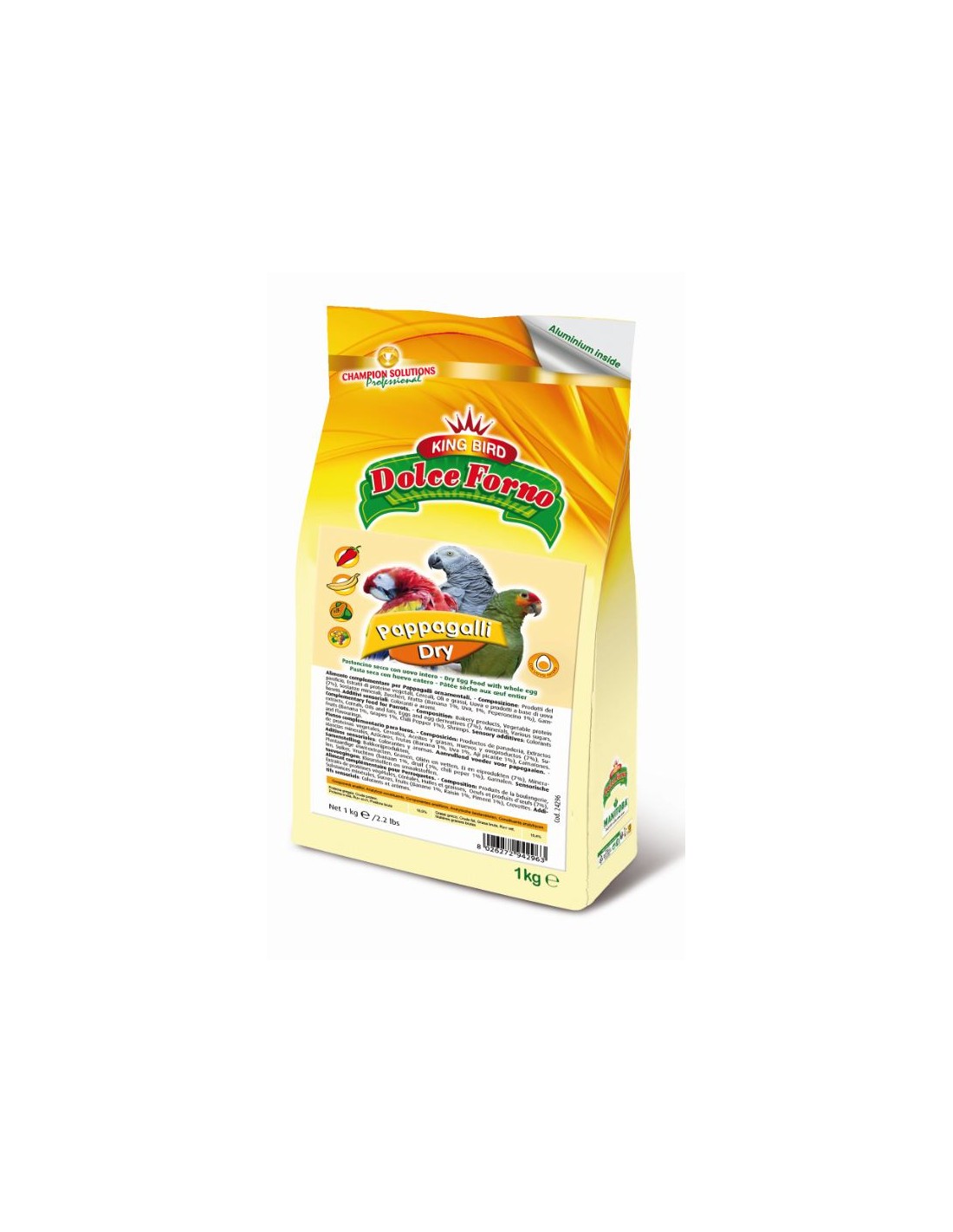 MANITOBA _ PASTONCINO SECCO PAPPAGALLI